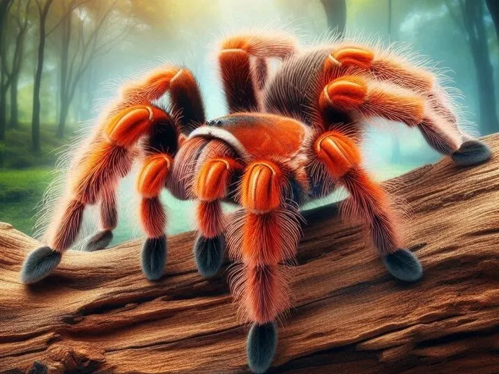 24132 orange baboon tarantula 4