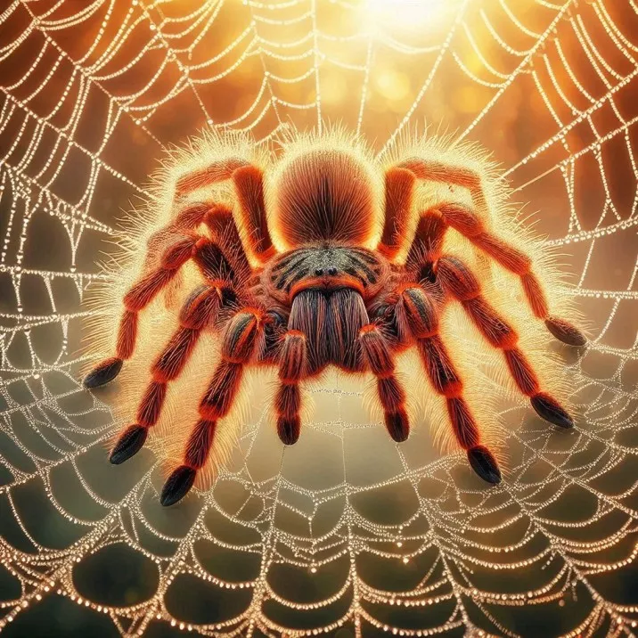 24132 orange baboon tarantula 5
