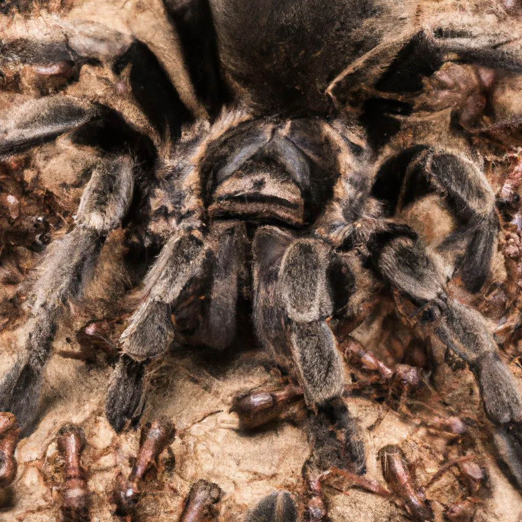 24137 tarantula and ants