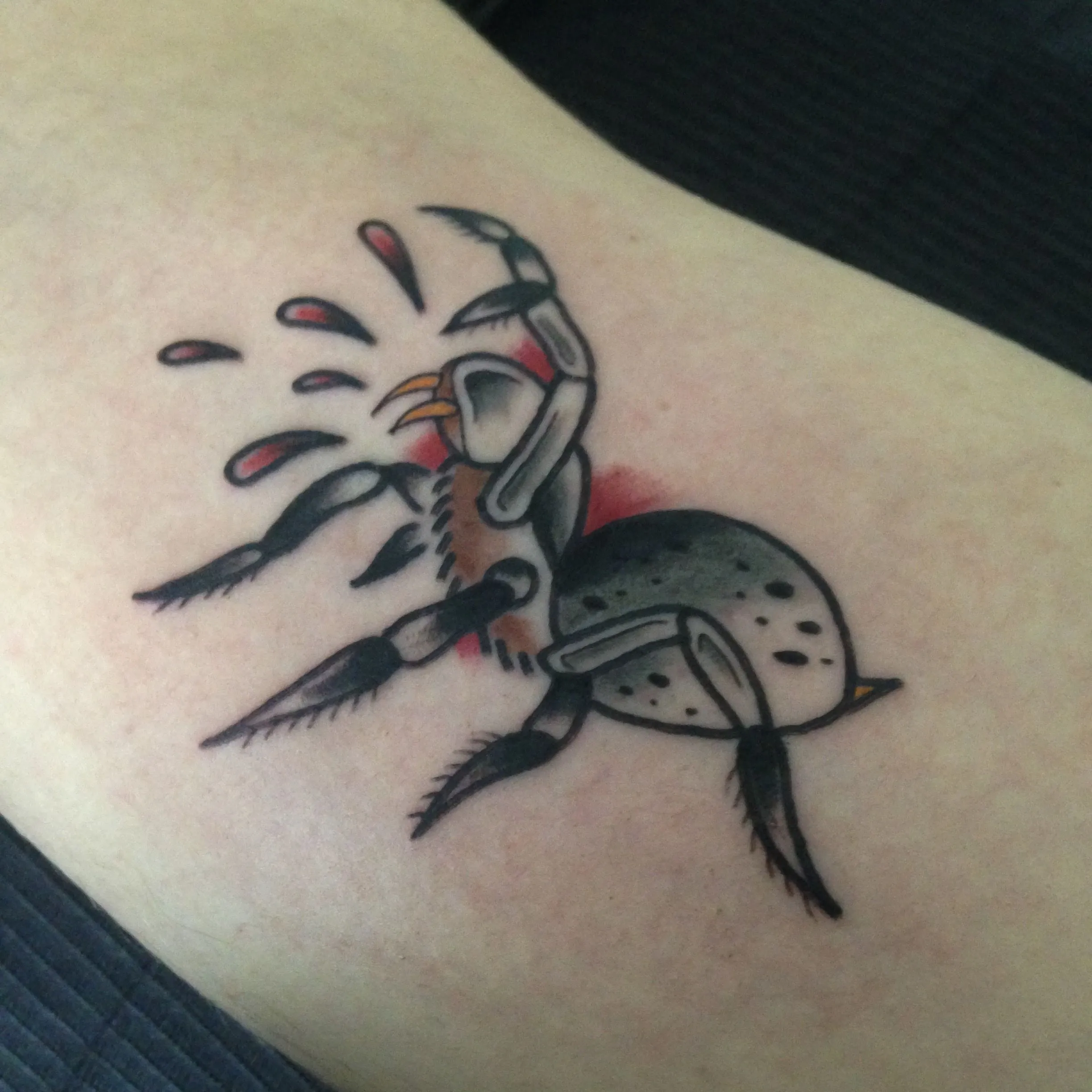 24149 realistic tarantula tattoo