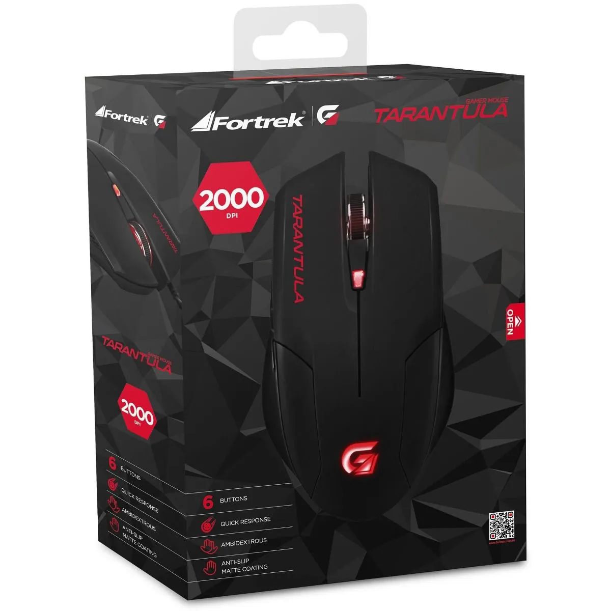24215 mouse gamer fortrek spider tarantula om 702 preto 4