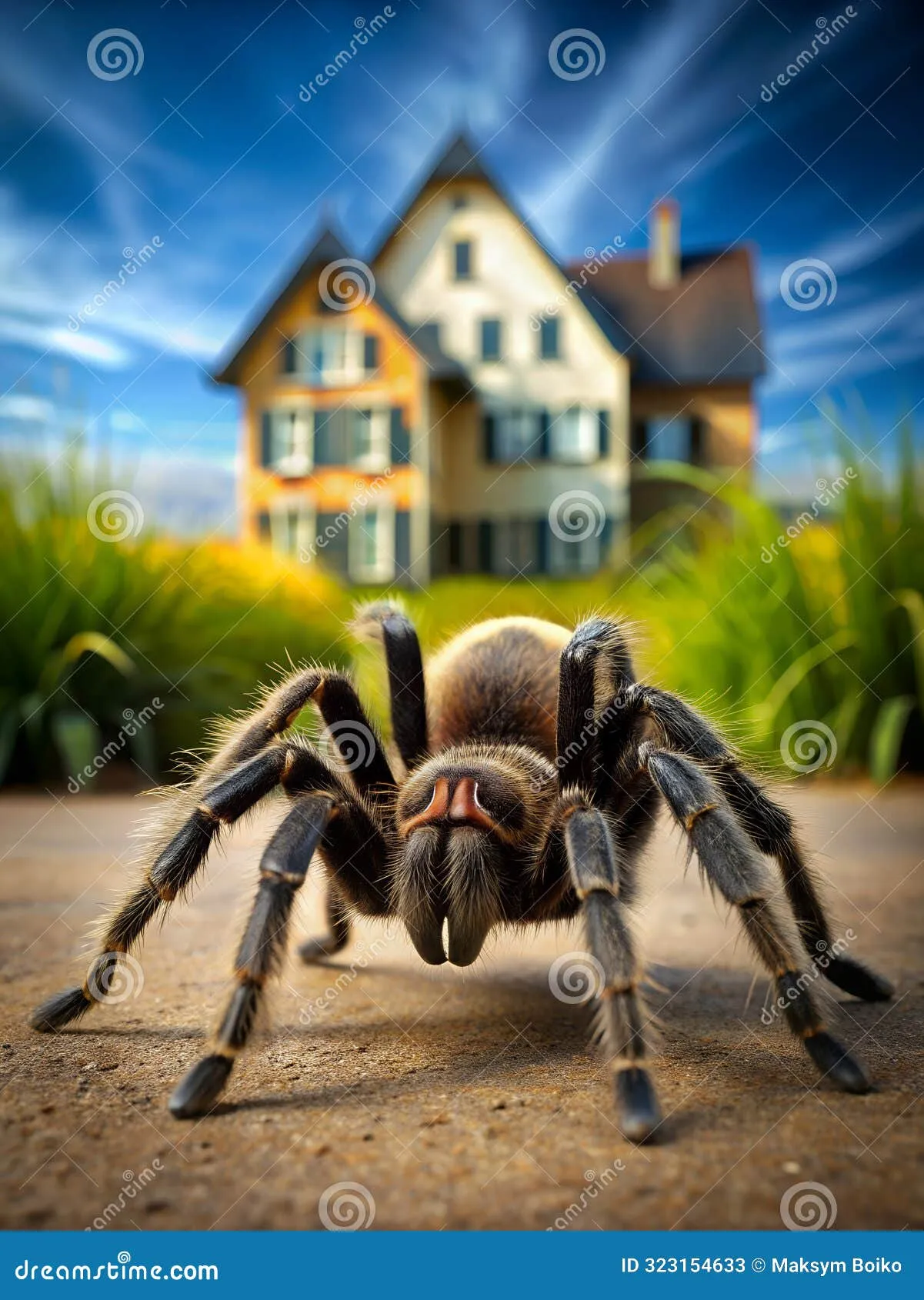 24435 tarantula in house